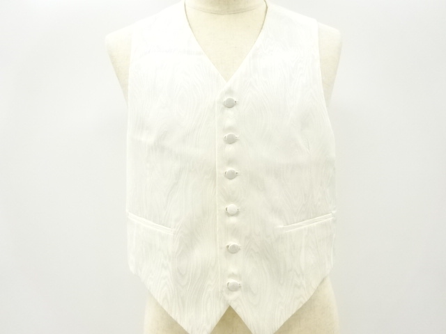JAPANESE KIMONO / RECYCLED TUXEDO VEST (A-L)